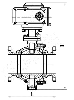 固定球閥結(jié)構(gòu)圖 固定球閥結(jié)構(gòu)圖